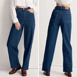 NEW Madewell The Perfect Vintage Wide-Leg Jean in Fairdale Wash,‎ 26